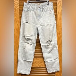 Madewell Light Blue Slouchy Boyjean